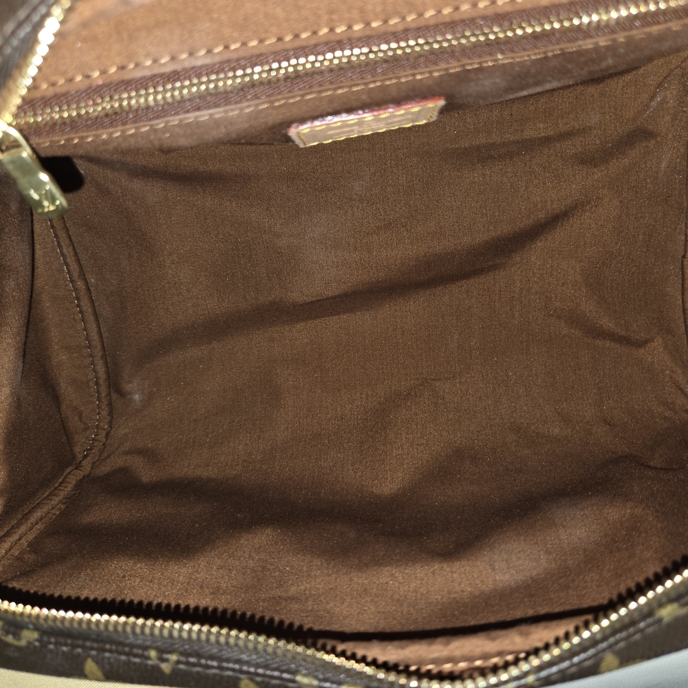Louis Vuitton Brown Monogram Canvas Leather Toiletries Bag - Picture 7 of 7